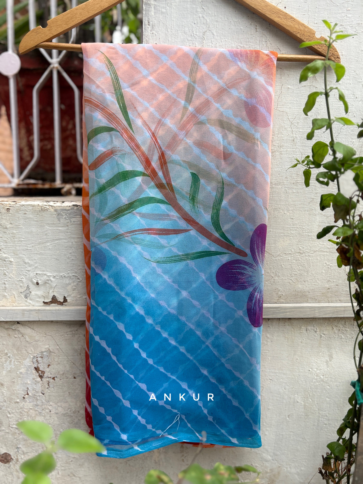 Saanvi Lehriya with Flower print