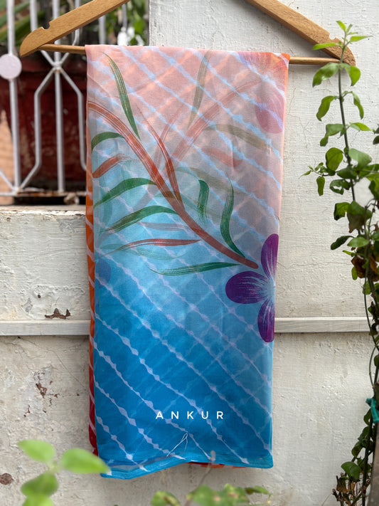 Saanvi Lehriya with Flower print