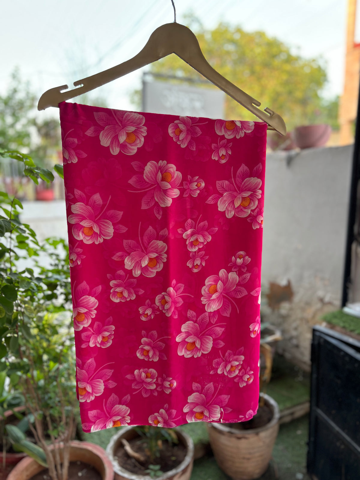 Pink gulabi Latika Saree