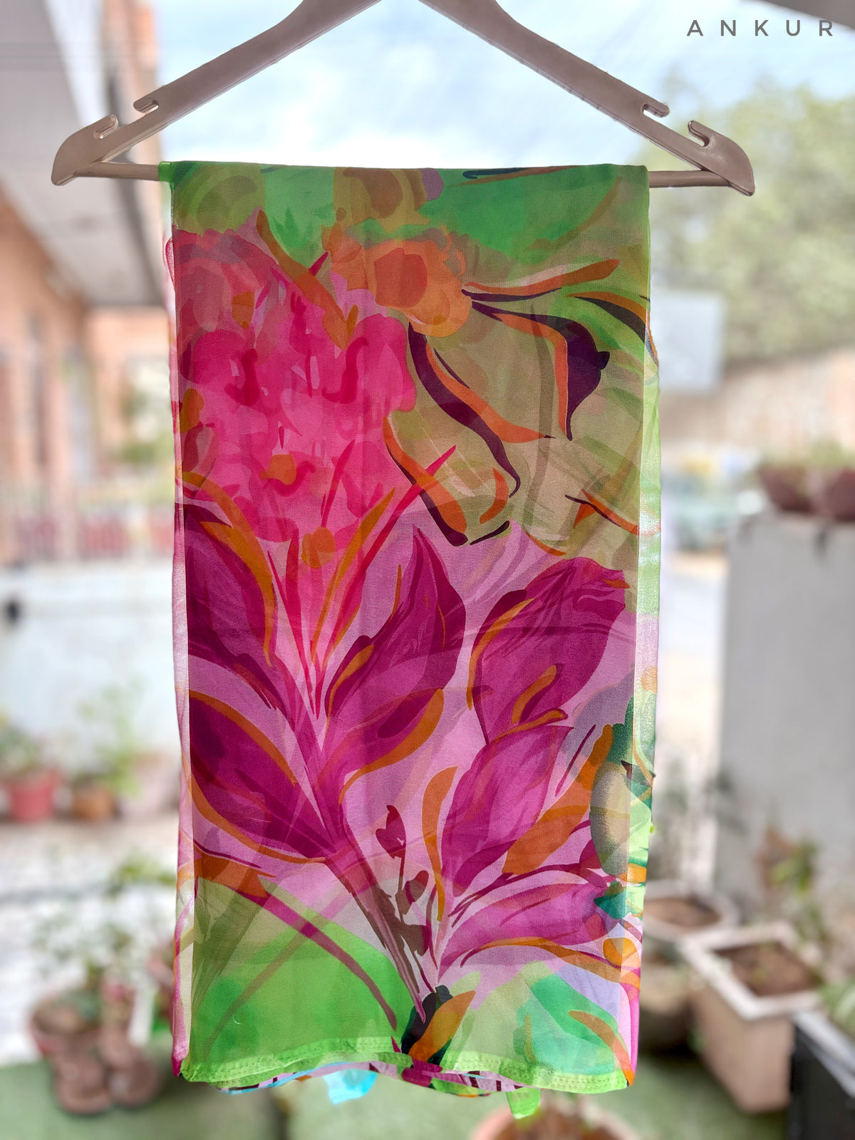 Modern Art Design Four Flower Print