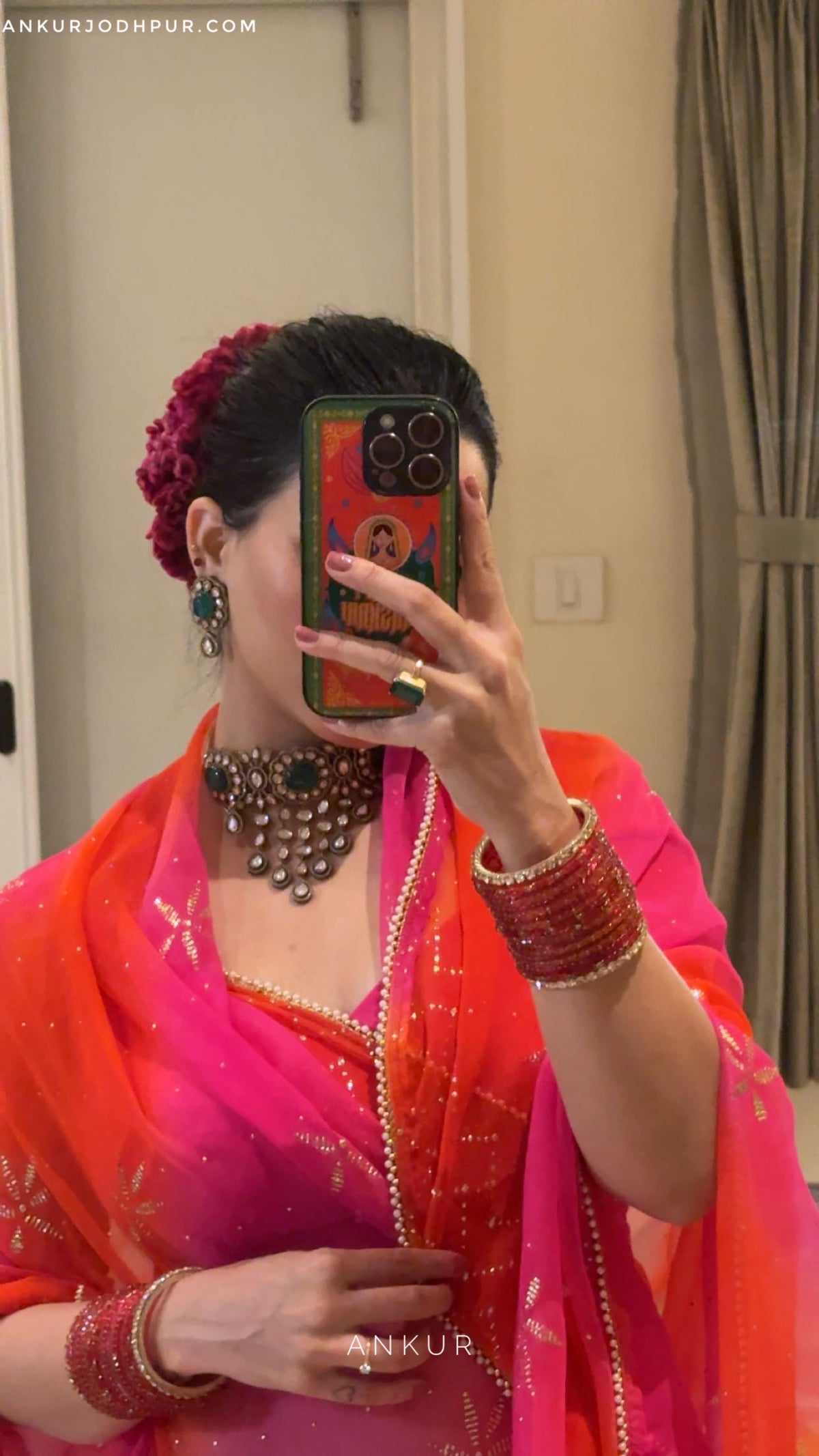Rani Saheba Tipki 2.0 ( with blouse )