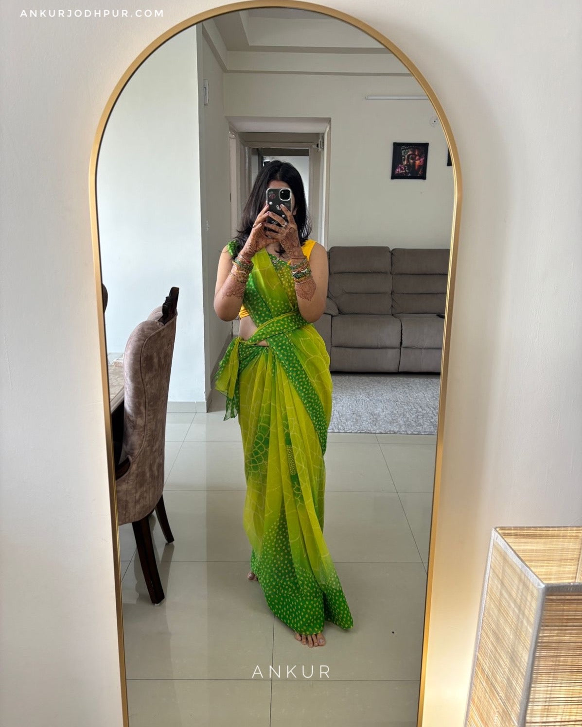 Shades of Green Traditional Rajwadi
