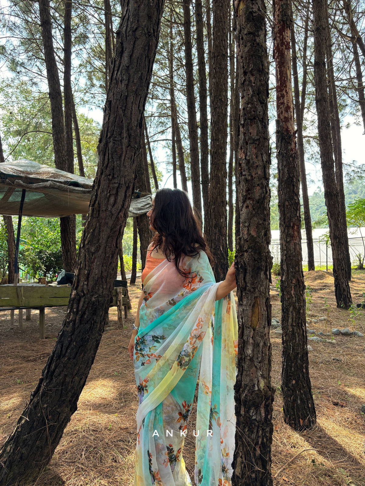 Garden Breeze Vintage Isha Chiffon