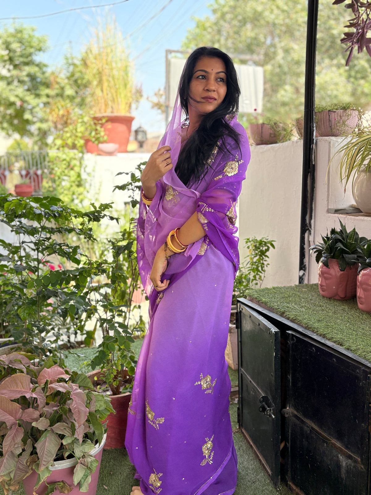 Purple from heaven Shaded Yamini 2.0