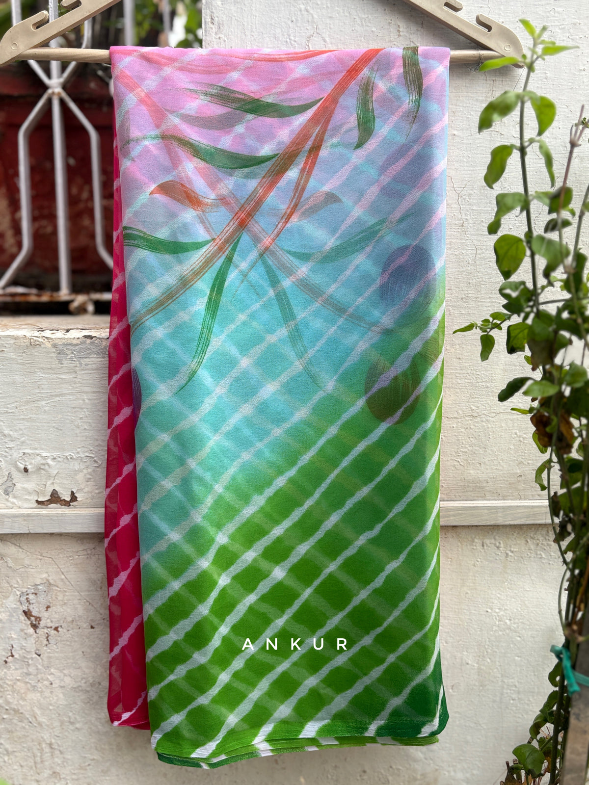 Vanya Lehriya with Flower print
