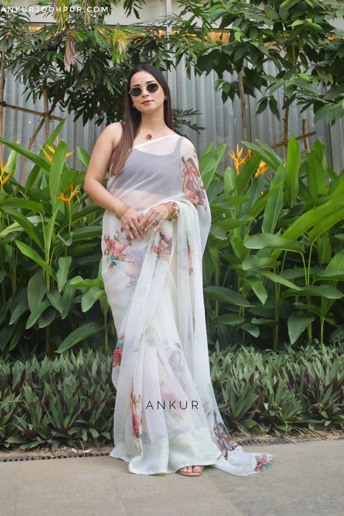 Meera Nritya Vintage Isha Chiffon