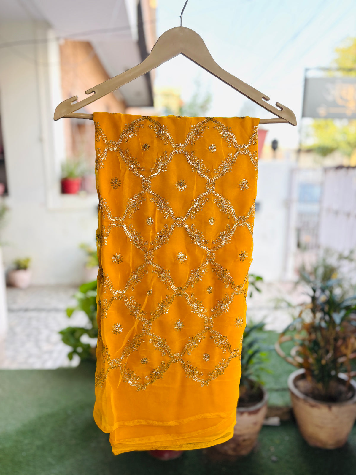 Gold Yellow Single Shade Yamini