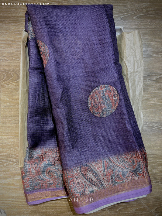 Meher Violet Madhuri Silk
