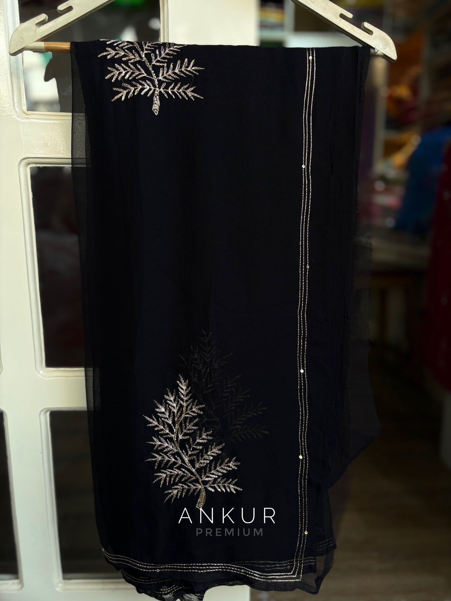 Rajsi Nisha Leaf Pure Chiffon PremSundari