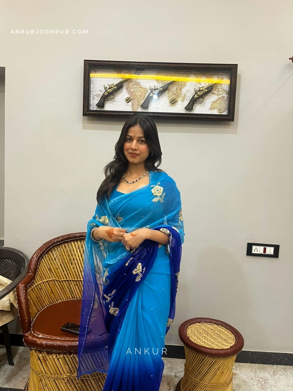 Cloudy Ocean Shaded Yamini 2.0