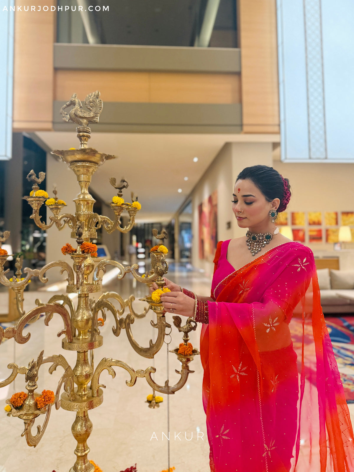 Rani Saheba Tipki 2.0 ( with blouse )