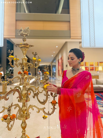 Rani Saheba Tipki 2.0 ( with blouse )