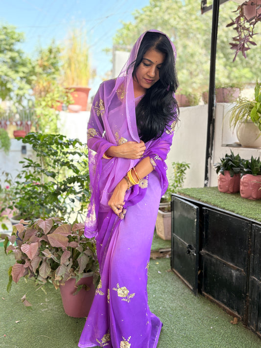 Purple from heaven Shaded Yamini 2.0