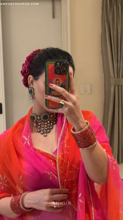 Rani Saheba Tipki 2.0 ( with blouse )