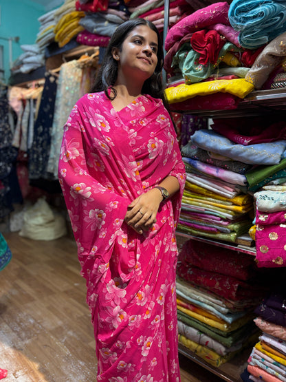 Pink gulabi  Latika Saree