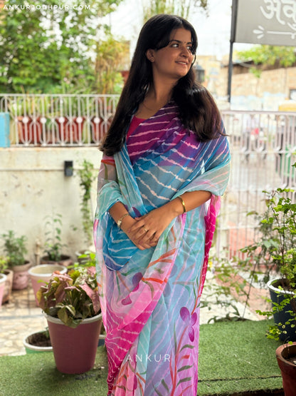 Ishita Lehriya with Flower print