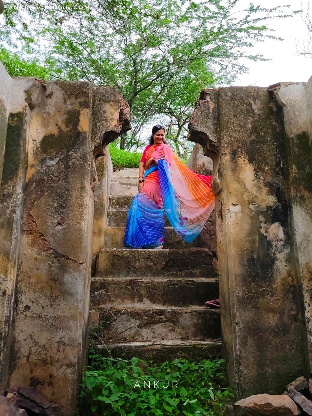 Saanvi Lehriya with Flower print