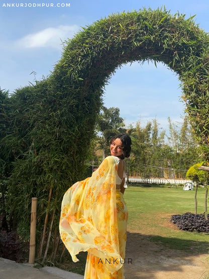 Beige Yellow Ziya Foil