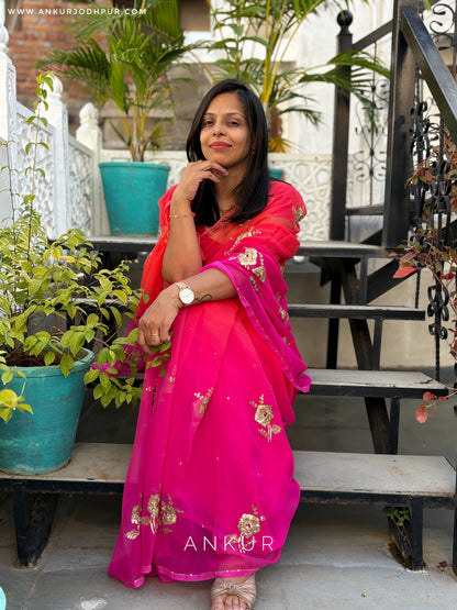 Narangi to Gulabi Rani Shaded Yamini 2.0