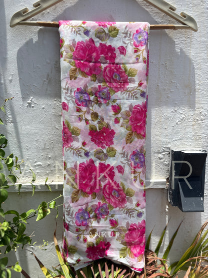 Cottage Pink Flower Print