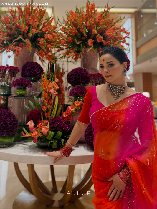 Rani Saheba Tipki 2.0 ( with blouse )