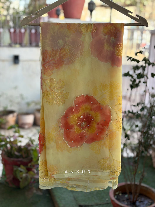 Pastel Yellow Ziya Foil