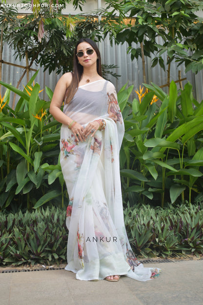 Meera Nritya Vintage Isha Chiffon