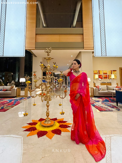 Rani Saheba Tipki 2.0 ( with blouse )