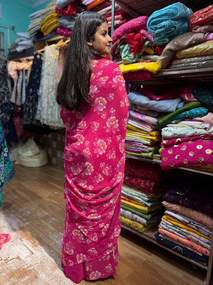 Pink gulabi  Latika Saree