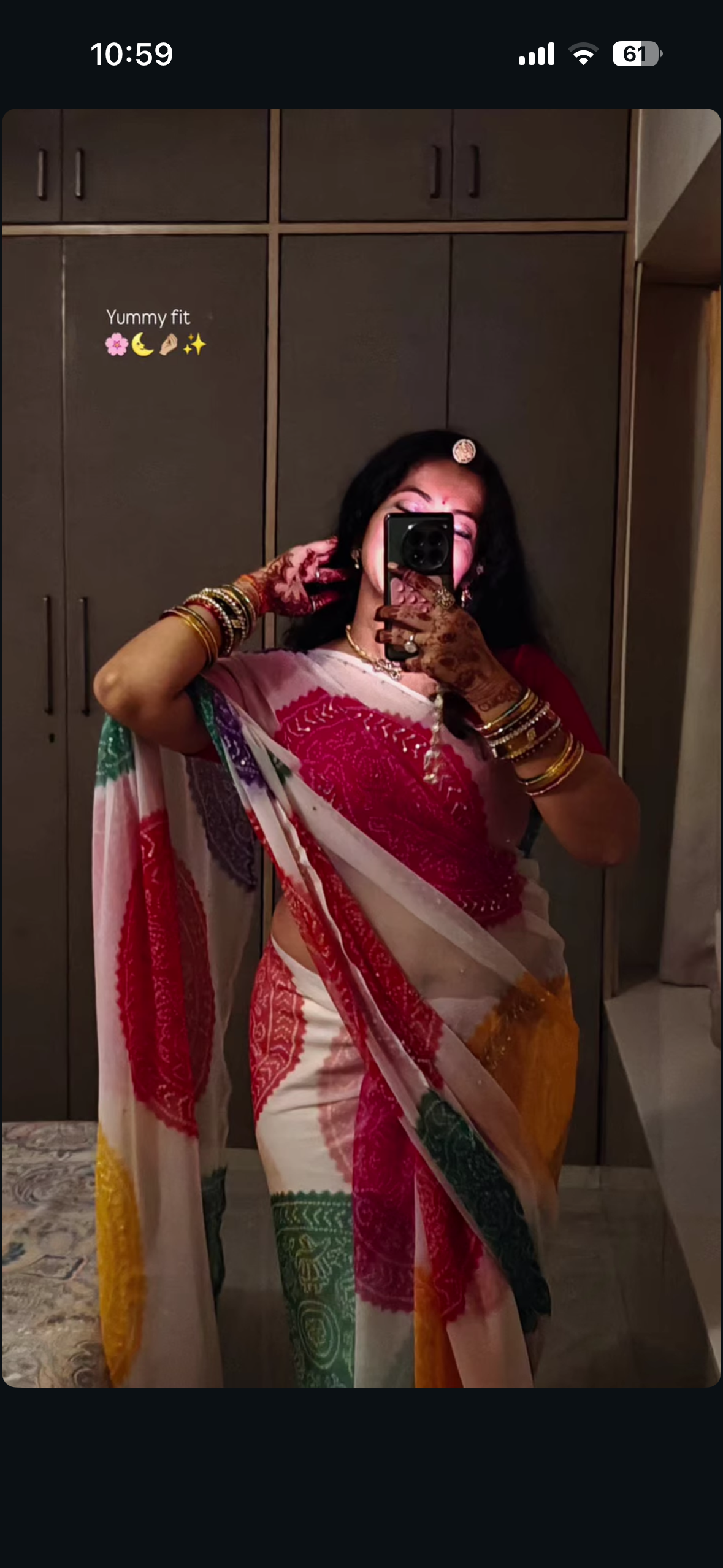 Jodhpuri RangBaandh Bandhani zari work Suhani