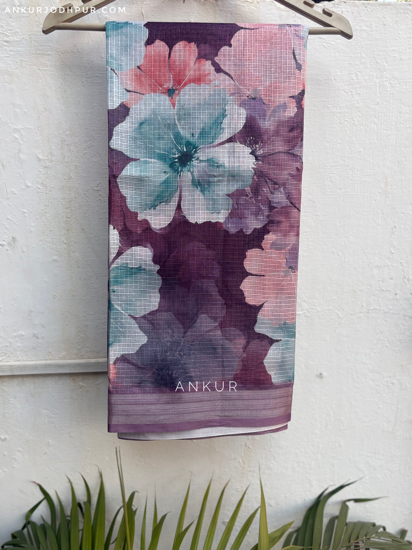 Plum Meherbano Madhuri Silk