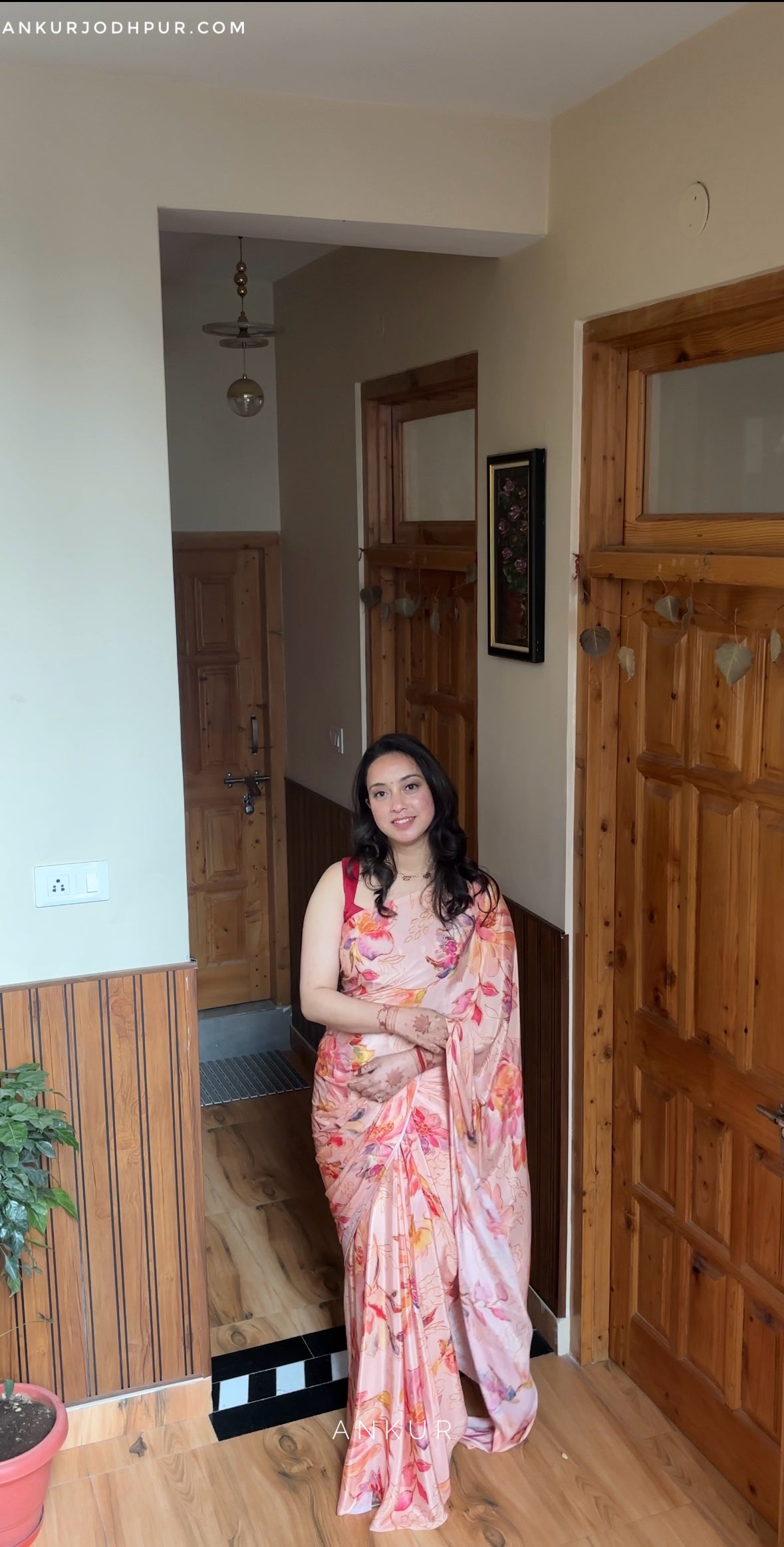 Peach Gulabkari Mona Beyond Silk