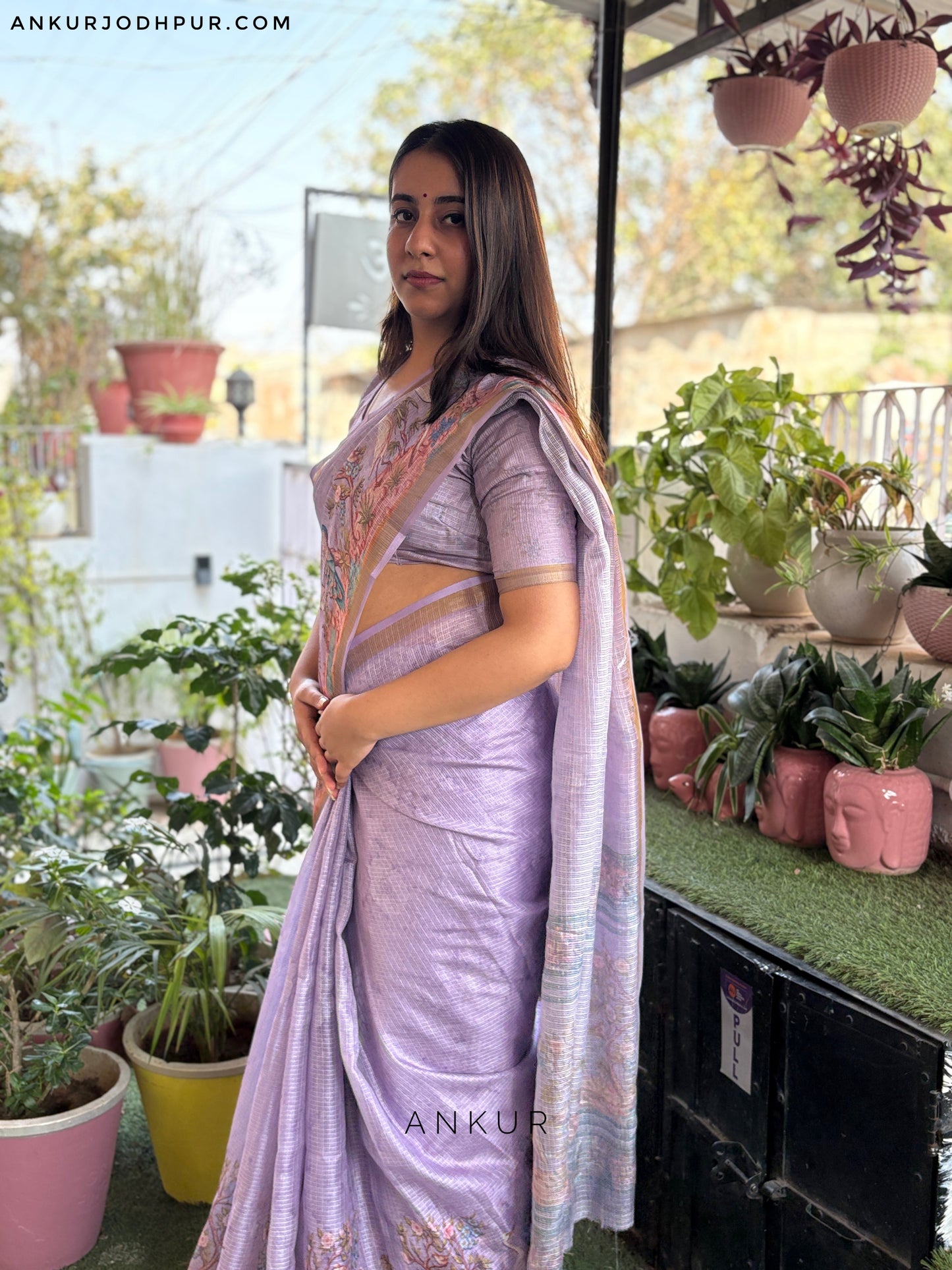 Heaven Blue Madhuri Silk