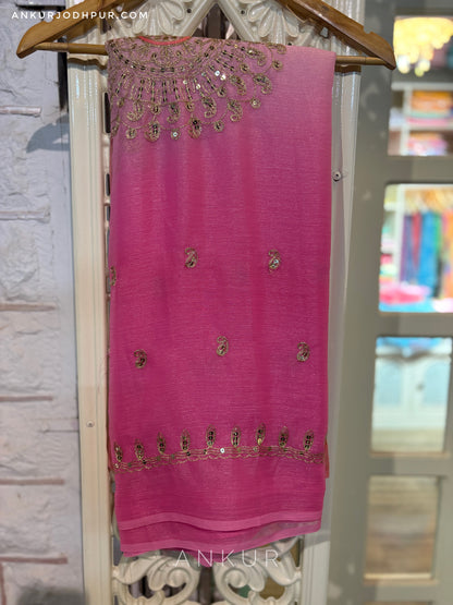 Gulabi Shaded Yamini Limited Edition ( with blouse )