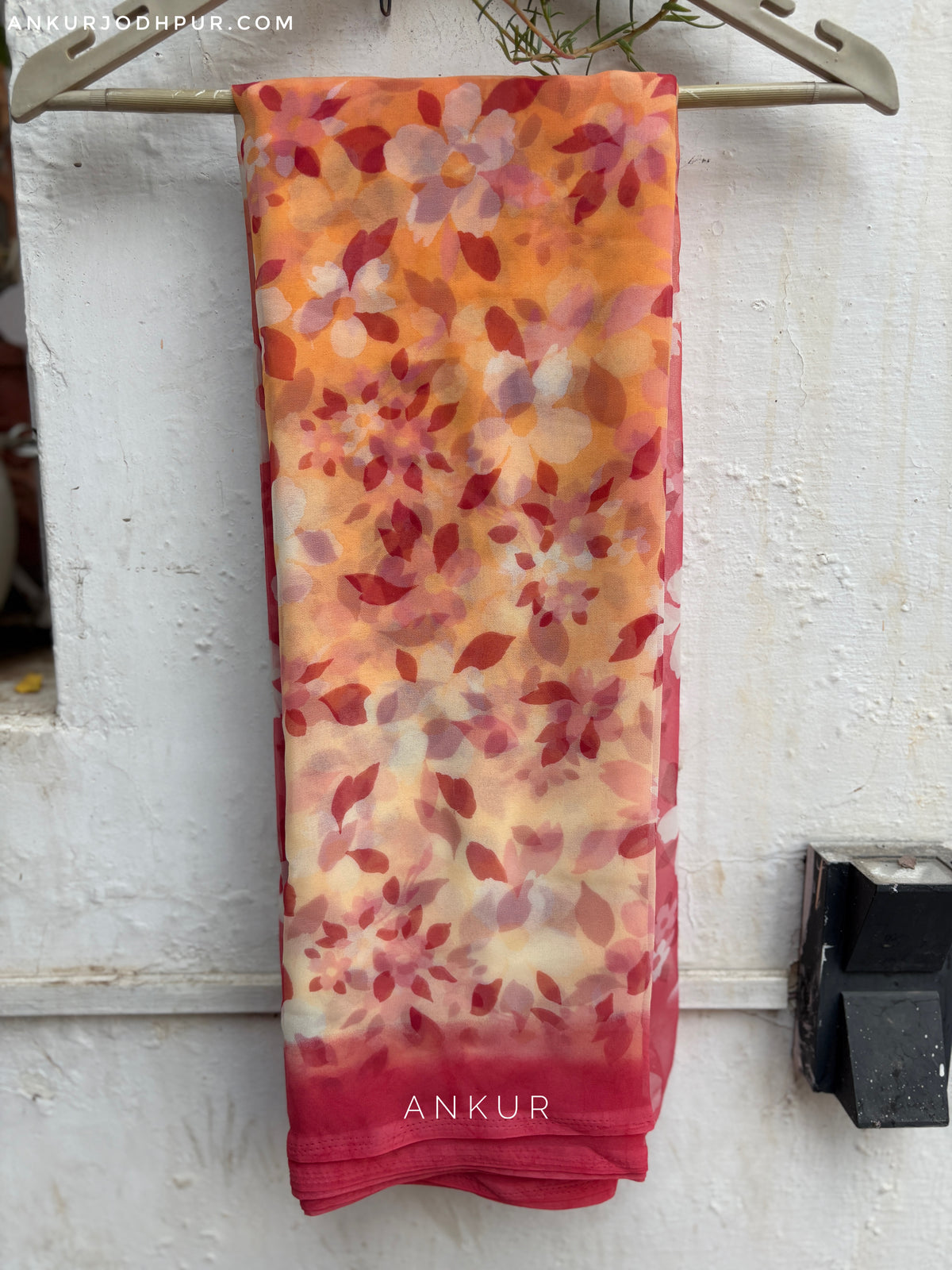 Autumn Rose Shaded Flower Print