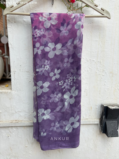 Autumn Lavender Shaded Flower Print