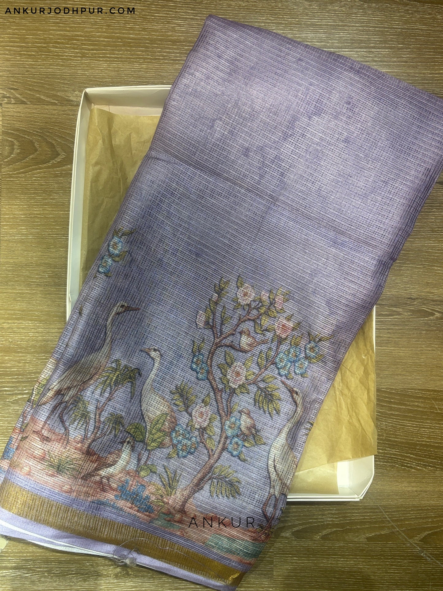 Heaven Blue Madhuri Silk
