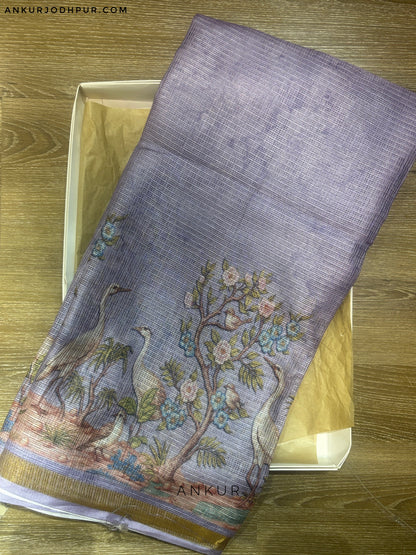 Heaven Blue Madhuri Silk
