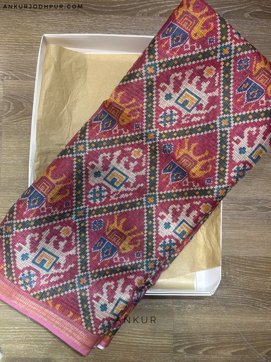 Marwar Pink Madhuri Silk