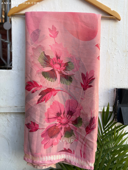 Rustic Rose Melody Vintage Isha Premium Chiffon