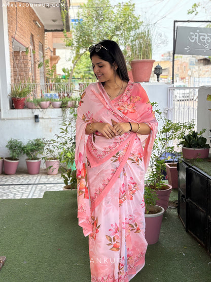 Gulabi Gulnaar Latika 2.0 Saree