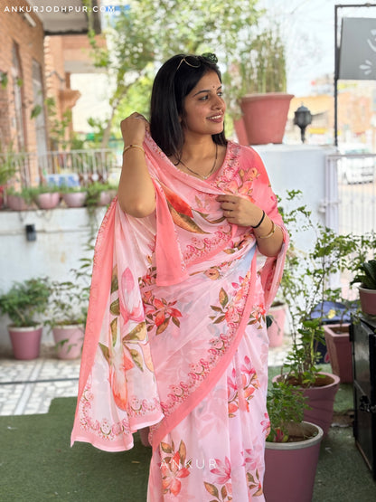 Gulabi Gulnaar Latika 2.0 Saree