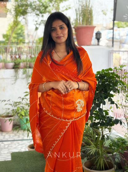 Aarohi Rust Orange Dark Magenta Noor