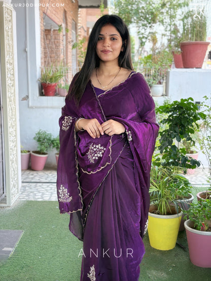 Ratnangi Dark Magenta Noor