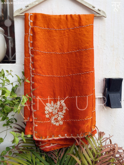 Aarohi Rust Orange Dark Magenta Noor