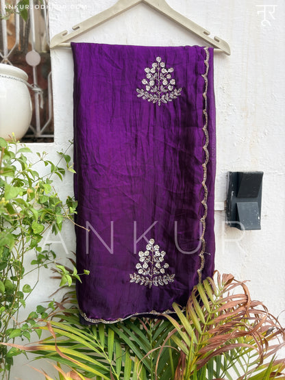Ratnangi Dark Magenta Noor