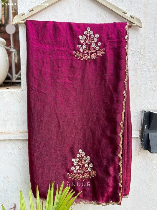 Dark Rani Pink Moti Noor