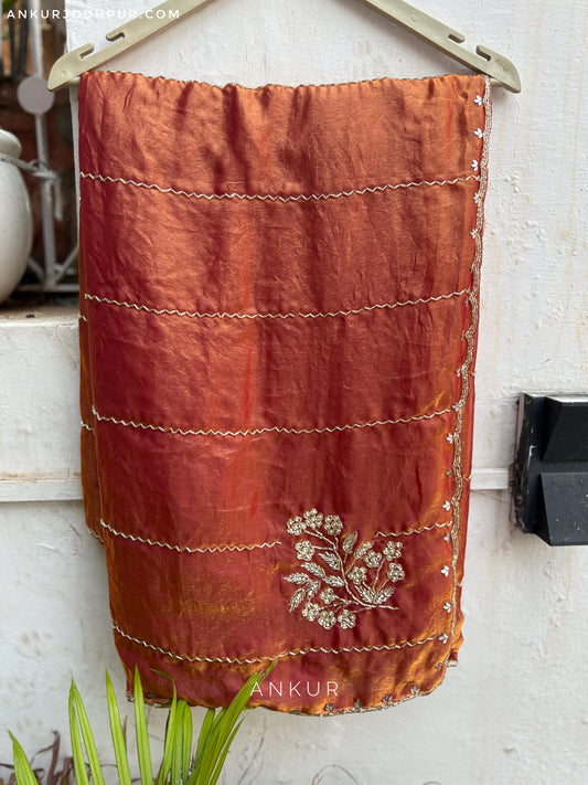 Rust orange Moti Noor