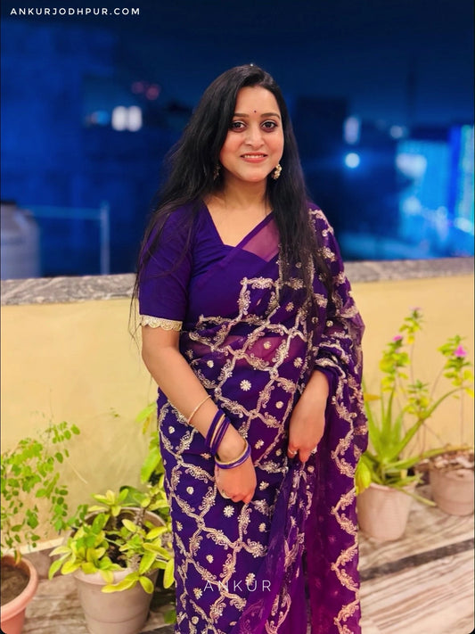 Purple Single Shade Yamini